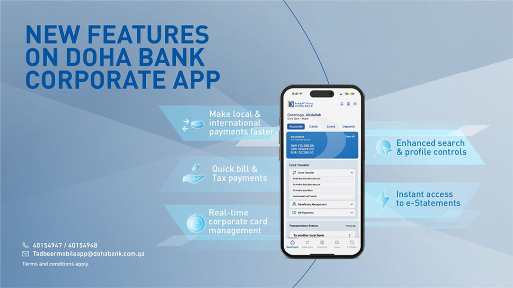Corporate Mobile Banking App New Features