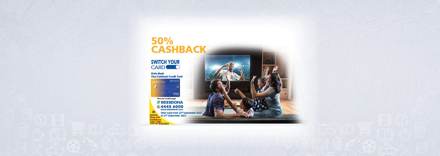 Visa Cashback Credit Card Doha Bank Qatar