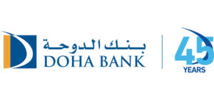 Doha Bank - 45th Anniversary Logo