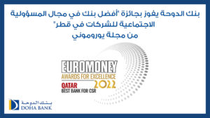 Best Bank for CSR in Qatar by Euromoney