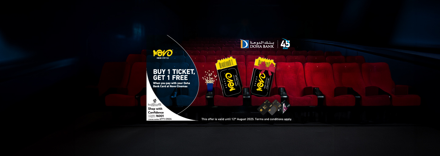 Free Movie Tickets Offer - NOVO Cinemas