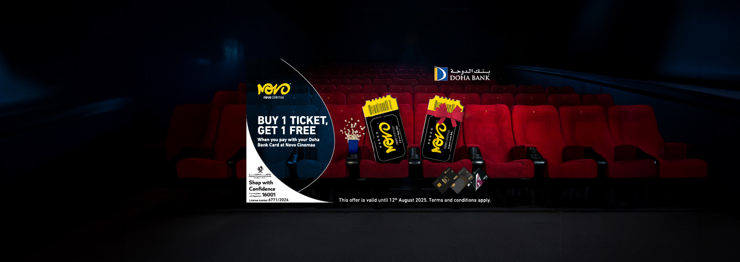 Free Movie Tickets Offer - NOVO Cinemas