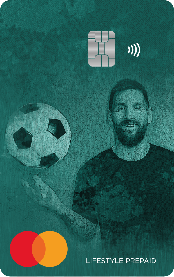 Lionel Messi Mastercard Lifestyle Prepaid Card