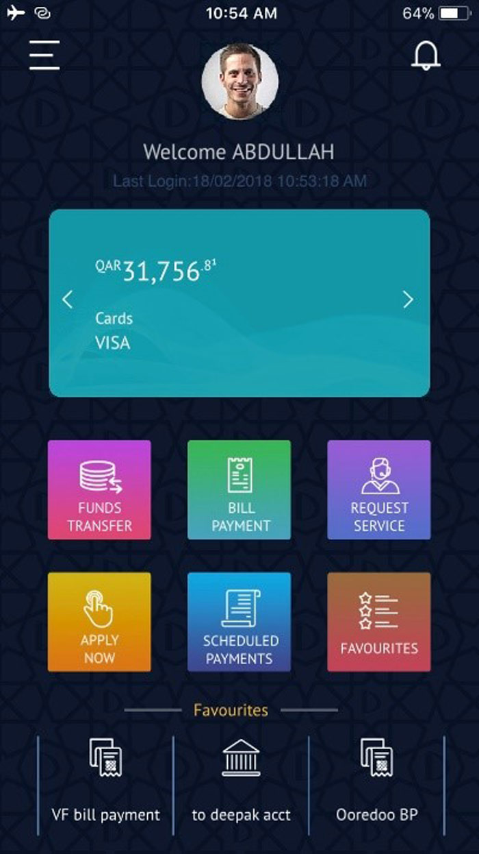 Credit Card Activation through Doha Bank Mobile App - Doha ...