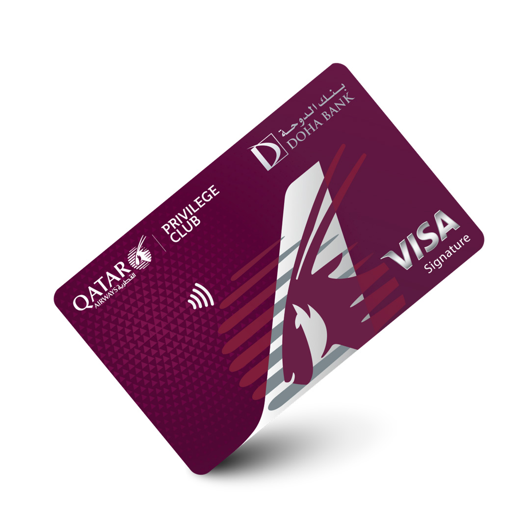 Qatar Airways Privilege Club Visa Signature Credit Card by Doha Bank