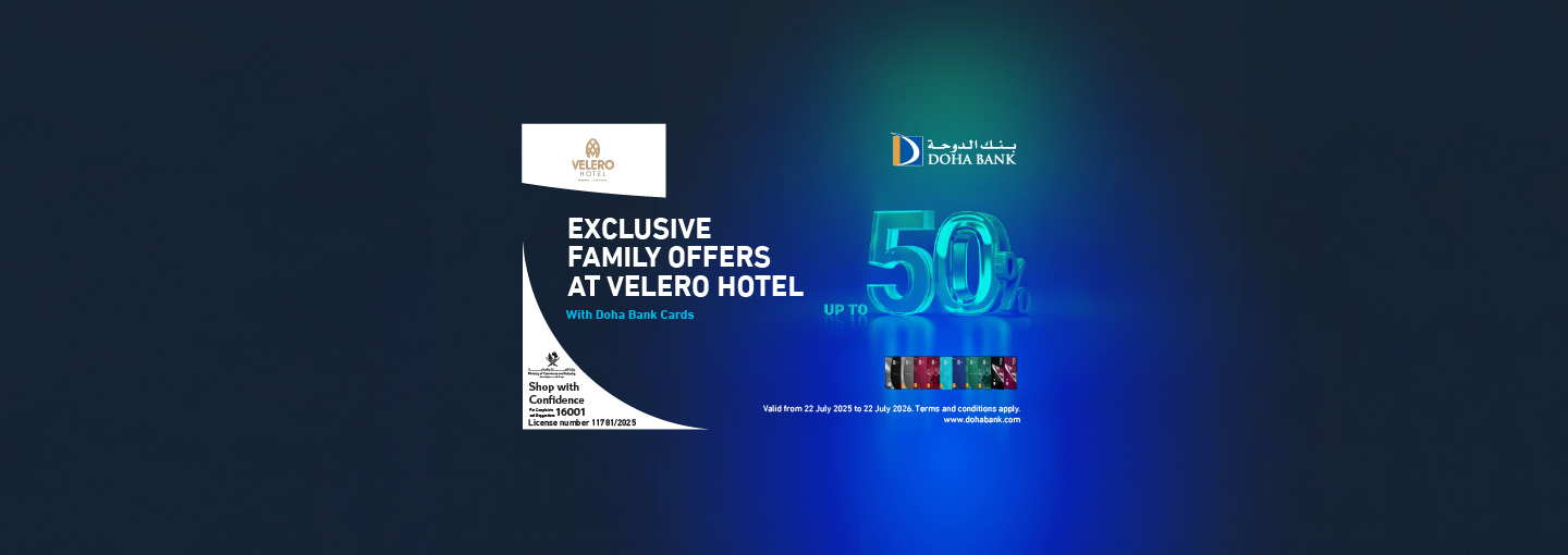 Enjoy Up to 50% Discount at Velero Hotel Doha Lusail