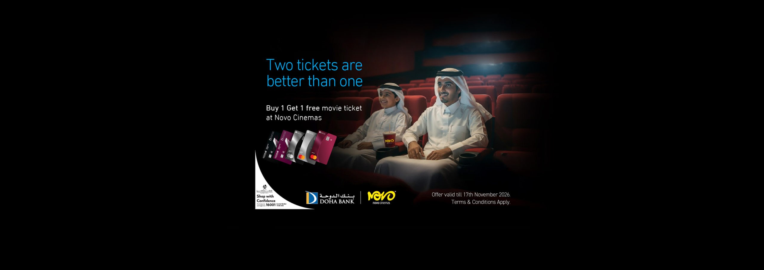 Free Movie Tickets Offer - NOVO Cinemas