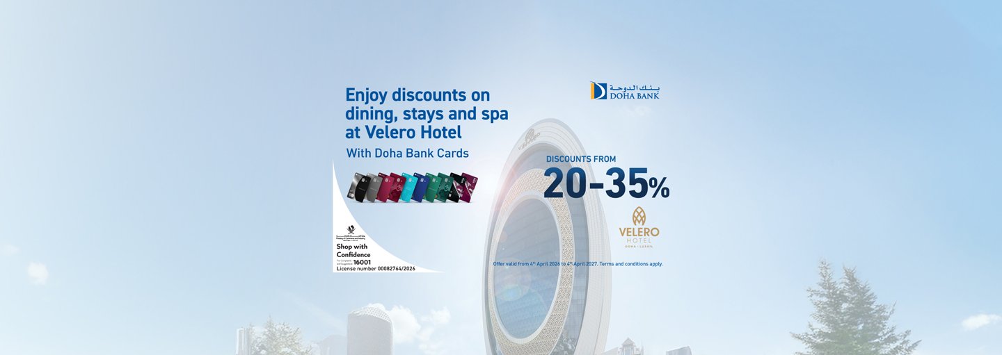 Enjoy Up to 35% Discount at Velero Hotel Doha Lusail