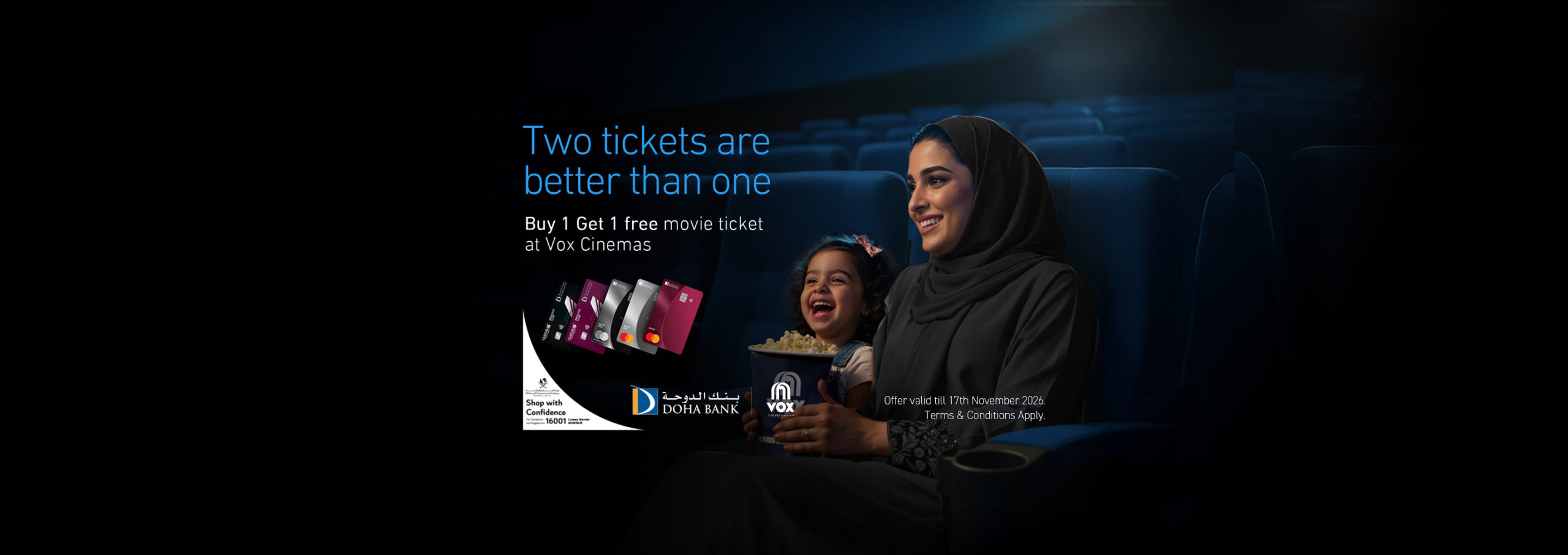 Free Movie Tickets Offer - VOX Cinemas